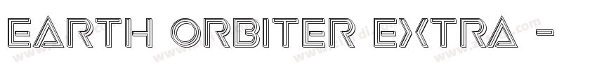 Earth Orbiter Extra 字体转换